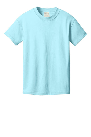 Port & Company Youth Beach Wash Garment-Dyed Tee (Glacier)