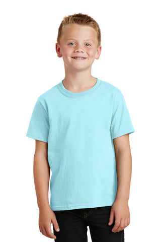 Port & Company Youth Beach Wash Garment-Dyed Tee (Glacier)