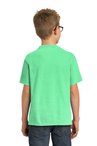 Port & Company Youth Beach Wash Garment-Dyed Tee (Jadeite)