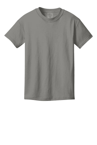 Port & Company Youth Beach Wash Garment-Dyed Tee (Pewter)