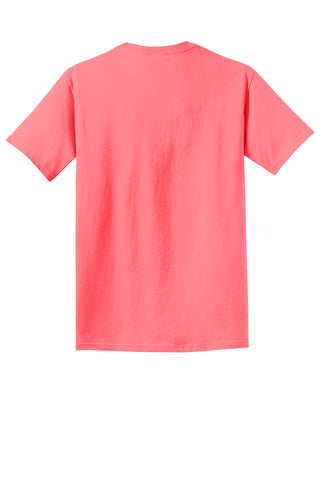 Port & Company Beach Wash Garment-Dyed Tee (Neon Coral)