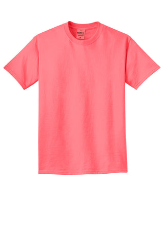 Port & Company Beach Wash Garment-Dyed Tee (Neon Coral)