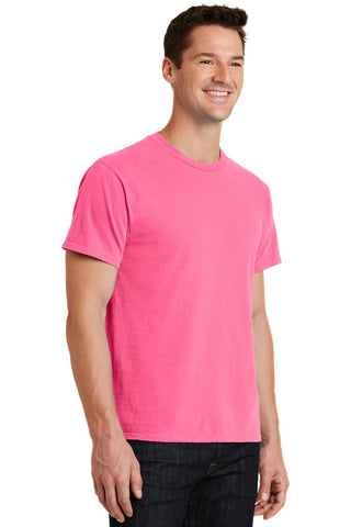 Port & Company Beach Wash Garment-Dyed Tee (Neon Pink)