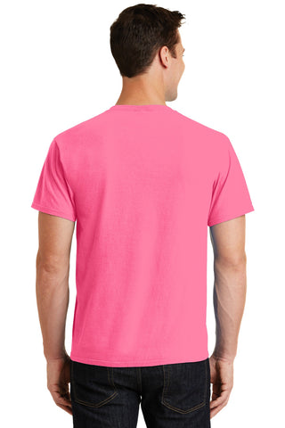 Port & Company Beach Wash Garment-Dyed Tee (Neon Pink)