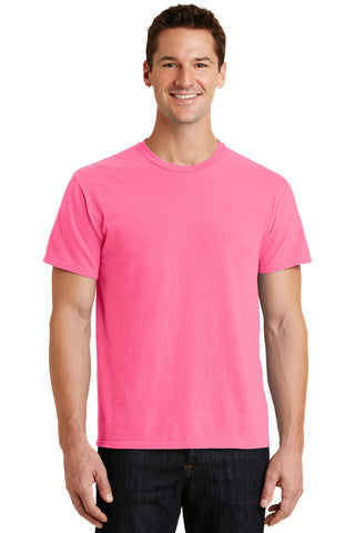 Port & Company Beach Wash Garment-Dyed Tee (Neon Pink)