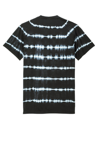 Port & Company Allover Stripe Tie-Dye Tee (Black/ White)