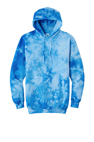 Port & Company Crystal Tie-Dye Pullover Hoodie (Sky Blue)