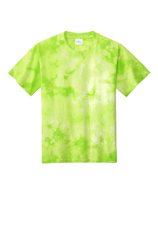 Port & Company Youth Crystal Tie-Dye Tee (Lemon Lime)