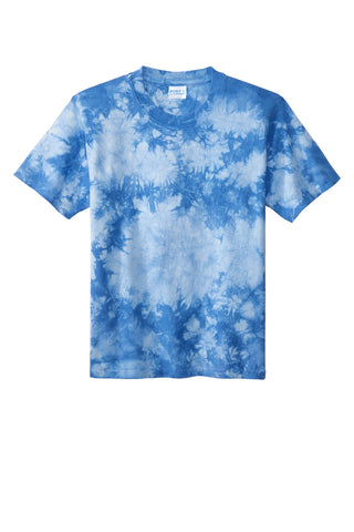 Port & Company Youth Crystal Tie-Dye Tee (Sky Blue)