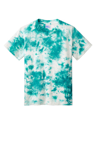 Port & Company Youth Crystal Tie-Dye Tee (Teal)