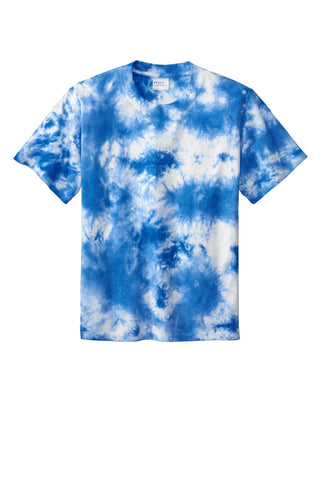 Port & Company Youth Crystal Tie-Dye Tee (True Royal)