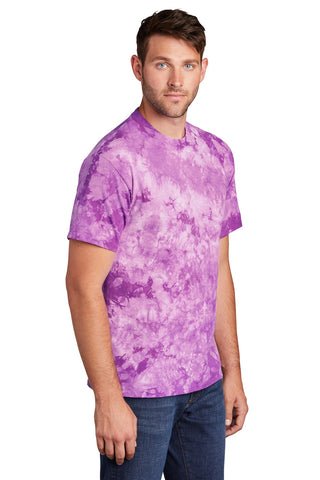 Port & Company Crystal Tie-Dye Tee (Purple)