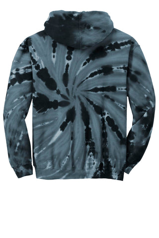 Port & Company Youth Tie-Dye Pullover Hooded Sweatshirt (Black)