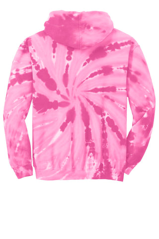 Port & Company Youth Tie-Dye Pullover Hooded Sweatshirt (Pink)