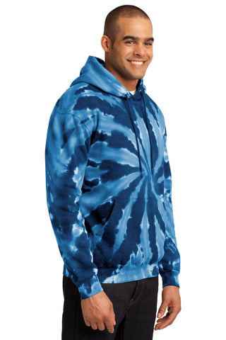 Port & Company Tie-Dye Pullover Hooded Sweatshirt (Navy)