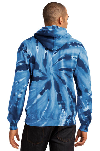 Port & Company Tie-Dye Pullover Hooded Sweatshirt (Navy)