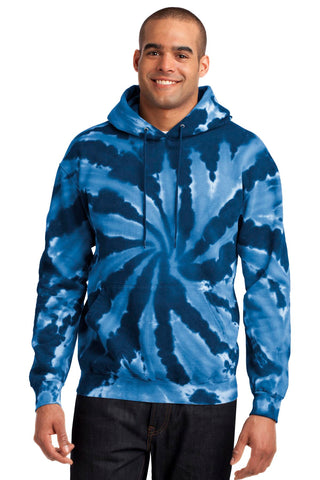 Port & Company Tie-Dye Pullover Hooded Sweatshirt (Navy)