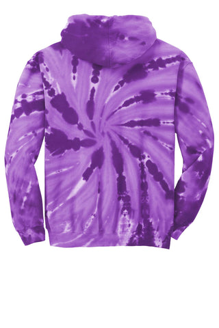 Port & Company Tie-Dye Pullover Hooded Sweatshirt (Purple)