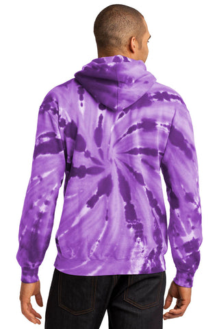 Port & Company Tie-Dye Pullover Hooded Sweatshirt (Purple)