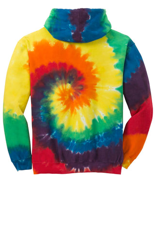 Port & Company Tie-Dye Pullover Hooded Sweatshirt (Rainbow)