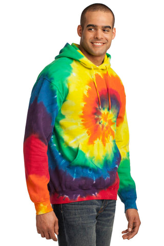 Port & Company Tie-Dye Pullover Hooded Sweatshirt (Rainbow)