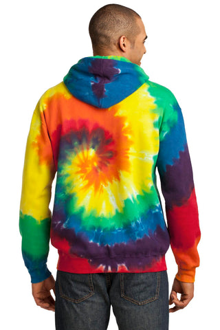 Port & Company Tie-Dye Pullover Hooded Sweatshirt (Rainbow)