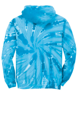 Port & Company Tie-Dye Pullover Hooded Sweatshirt (Turquoise)