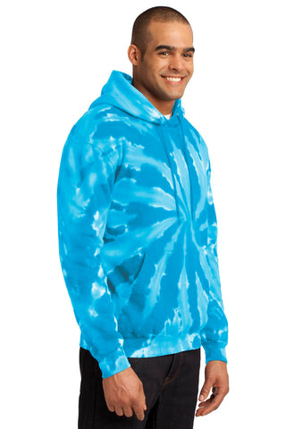 Port & Company Tie-Dye Pullover Hooded Sweatshirt (Turquoise)