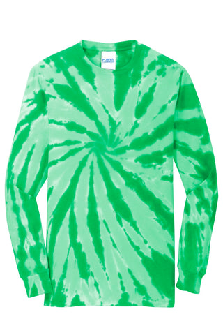 Port & Company Tie-Dye Long Sleeve Tee (Kelly)