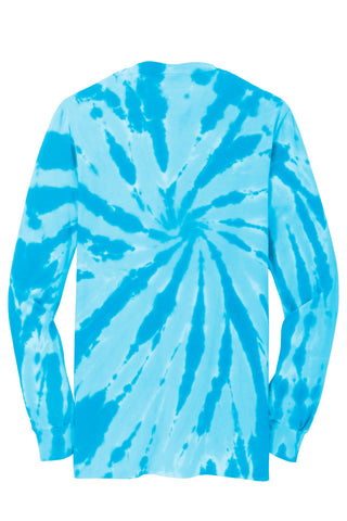 Port & Company Tie-Dye Long Sleeve Tee (Turquoise)