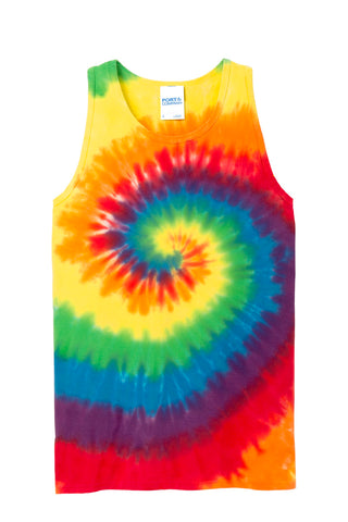 Port & Company Tie-Dye Tank Top (Rainbow)