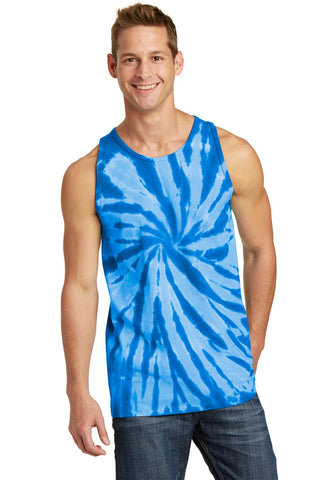 Port & Company Tie-Dye Tank Top (Royal)