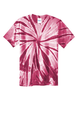 Port & Company Youth Tie-Dye Tee (Maroon)