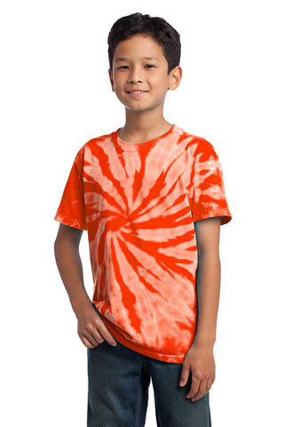 Port & Company Youth Tie-Dye Tee (Orange)