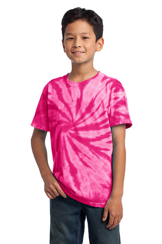 Port & Company Youth Tie-Dye Tee (Pink)