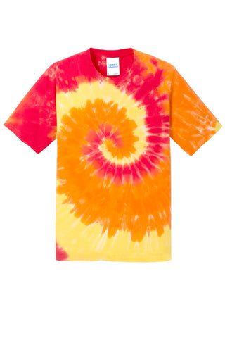 Port & Company Youth Tie-Dye Tee (Blaze Rainbow)