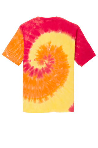 Port & Company Youth Tie-Dye Tee (Blaze Rainbow)