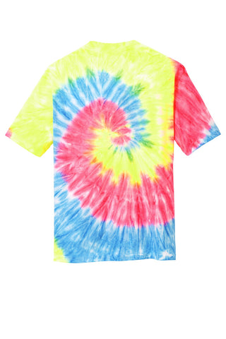 Port & Company Youth Tie-Dye Tee (Neon Rainbow)