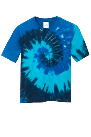 Port & Company Youth Tie-Dye Tee (Ocean Rainbow)