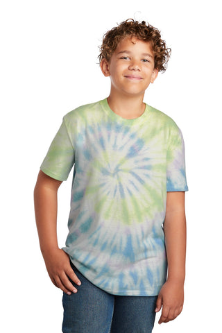 Port & Company Youth Tie-Dye Tee (Watercolor Spiral)