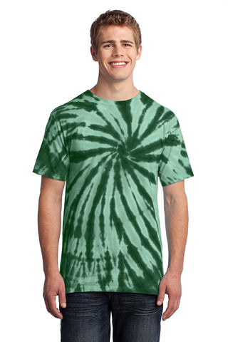 Port & Company Tie-Dye Tee (Forest Green)