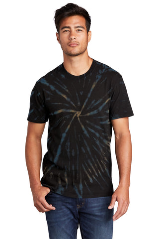 Port & Company Tie-Dye Tee (Black Galaxy Spiral)