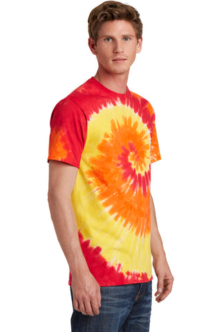 Port & Company Tie-Dye Tee (Blaze Rainbow)