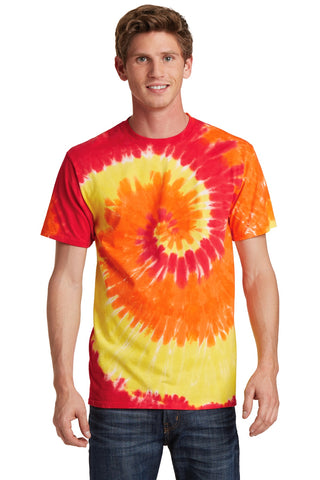 Port & Company Tie-Dye Tee (Blaze Rainbow)