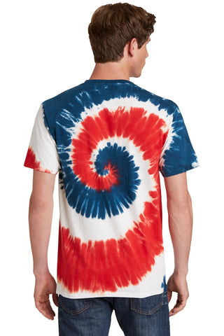 Port & Company Tie-Dye Tee (USA Rainbow)