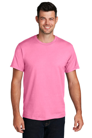 Port & Company Ring Spun Cotton Tee (Candy Pink)