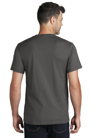 Port & Company Ring Spun Cotton Tee (Charcoal)