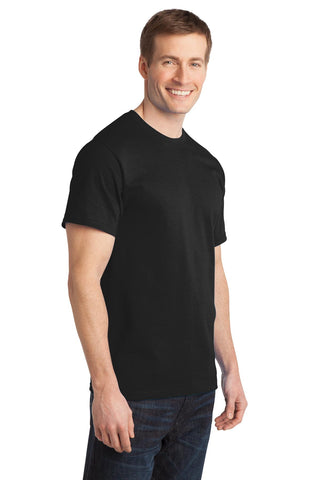 Port & Company Ring Spun Cotton Tee (Jet Black)