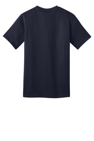 Port & Company Ring Spun Cotton Tee (Navy)