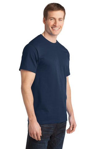 Port & Company Ring Spun Cotton Tee (Navy)